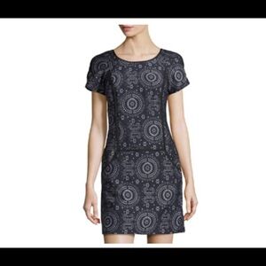 Ivy + Blu Floral Laser Cut Jacquard Shift …